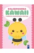 Kolorowanka Kawaii z grubym lakierowanym obrysem. Pszczo�a