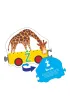 Lokomotywa. Literkowe ZOO. Uk�adanka edukacyjna Adamigo