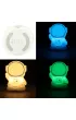 Lampka nocna dla dzieci silikonowa dotykowa mikka 8 LED USB RGB biaa astronauta