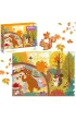 Puzzle 60 el. Pory roku. Czas zbior�w Dodo