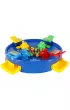Gra zr�czno�ciowa g�odne �abki skacz�ce �aby 4 graczy 3+ XXL niebieska