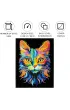 Diamond Dotz Haft diamentowy - Adults Flocked Neon Cat 35.5x45.7cm