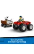 LEGO City Czerwony traktor z przyczep� i owc� 60461