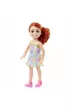 Barbie Chelsea Lalka Ruda kitka/Sukienka w kwiatki HNY56 Mattel