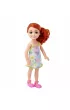 Barbie Chelsea Lalka Ruda kitka/Sukienka w kwiatki HNY56 Mattel