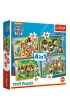 Puzzle 4w1 Wakacyjny Psi Patroll Trefl