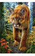 Puzzle 1500 el. Mountain Lion In The Forest Castorland