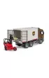 Scania Super 560R kontener UPS z w�zkiem wid�owym Bruder