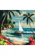 Ideyka Malowanie po numerach - S�oneczny brzeg 40x40cm