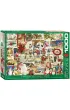 Puzzle 1000 el. Vintage Christmas Cards Eurographics