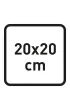 Herlitz Papier kolorowy 20x20 cm, 100 arkuszy