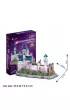 Puzzle 3D 128 el. Zamek Neushwastein LED Cubic Fun