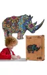 Puzzle drewniane eko 125 el. Rzadki nosoro�ec A3 Maksik