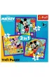 Puzzle 3w1 Miki i jego weso�a ekipa TREFL 34894 TR
