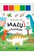KSIAZECZKA EDUK 170X190 MALUJ PALUSZ DINOZAURY