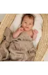 LullaLove Kocyk z weny merino - be, kolekcja premium