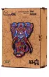 Puzzle drewniane eko 132 el. S�o� indyjski A3 Maksik