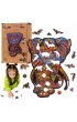 Puzzle drewniane eko 132 el. S�o� indyjski A3 Maksik