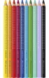 Faber-Castell Kredki Jumbo Grip Jednoro�ec 8kol+2kol pastel+nakl