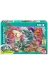 Puzzle 100 el. PQ Du�e przygody ma�ych dinozaur�w Schmidt
