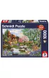 Puzzle 1000 el. Dom nad jeziorem Schmidt
