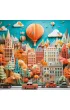 Puzzle 1000 el. Miasto z papieru, Victor Gavrilovski Heye