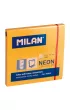 Milan Karteczki samoprzylepne neonowe pomara�czowe 76 x 76 mm 100 szt.