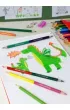 Faber-Castell Kredki o��wkowe Zamek + 3 kredki dwustronne + o��wek + temper�wka 39 szt.