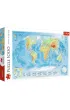 Puzzle 1000 el. Mapa fizyczna �wiata Trefl