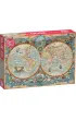 Puzzle 2000 el. Great Discoveries World Map CherryPazzi