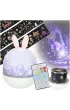 Lampka nocna projektor gwiazd LED USB obrotowy 6 motyw�w pilot kr�lik
