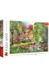 Puzzle 1000 el. Le�na przysta� Trefl