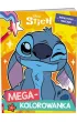 Disney Stich. Megakolorowanka. Brokatowe naklejki