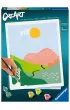 Ravensburger Malowanie po numerach CreArt - Minimalistyczny krajobraz 3 24x30cm