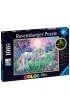 Puzzle 100 el. �wiec�ce w ciemno�ci - Jednoro�ce w blasku ksi�yca Ravensburger