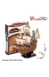Puzzle 3D 113 el. �aglowiec Santa Maria Cubic Fun