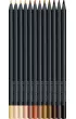 Faber-Castell Kredki tr�jk�tne Black Edition w tonacji sk�ry 12 szt.