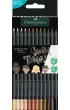 Faber-Castell Kredki tr�jk�tne Black Edition w tonacji sk�ry 12 szt.