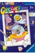 Malowanie po numerach CreArt - Wild Animals Kosmiczny zwierzak Ravensburger