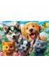 Puzzle 120 el. Pets Selfie Castorland