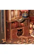 Puzzle Miniaturowy domek mini Book Nook Salonik Hrabiego Kota Habarri