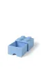Szuflada klocek LEGO Brick 4 Jasnoniebieska