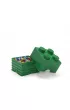 Pojemnik klocek LEGO Brick 4 Zielony