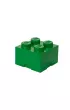 Pojemnik klocek LEGO Brick 4 Zielony