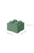 Pojemnik klocek LEGO Brick 4 Oliwkowy
