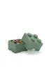 Pojemnik klocek LEGO Brick 4 Oliwkowy