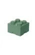 Pojemnik klocek LEGO Brick 4 Oliwkowy