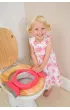 Potette Plus 2w1 Potette: Nocnik dla dziecka i nak�adka na toalet�, r�owo-bia�y