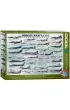 Puzzle 1000 el. Nowoczesne samoloty bojowe Eurographics