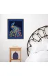 Diamond Dotz Haft diamentowy - Adults Flocked Neon Peacock 35.5x45.7cm